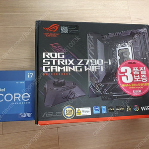 인텔 I7 12700KF, ASUS ROG STRIX Z790-I GAMING WIFI STCOM 일괄