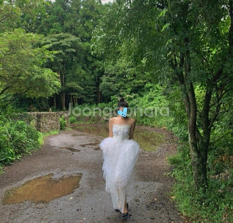 가니송 리본뚤레 드레스--2