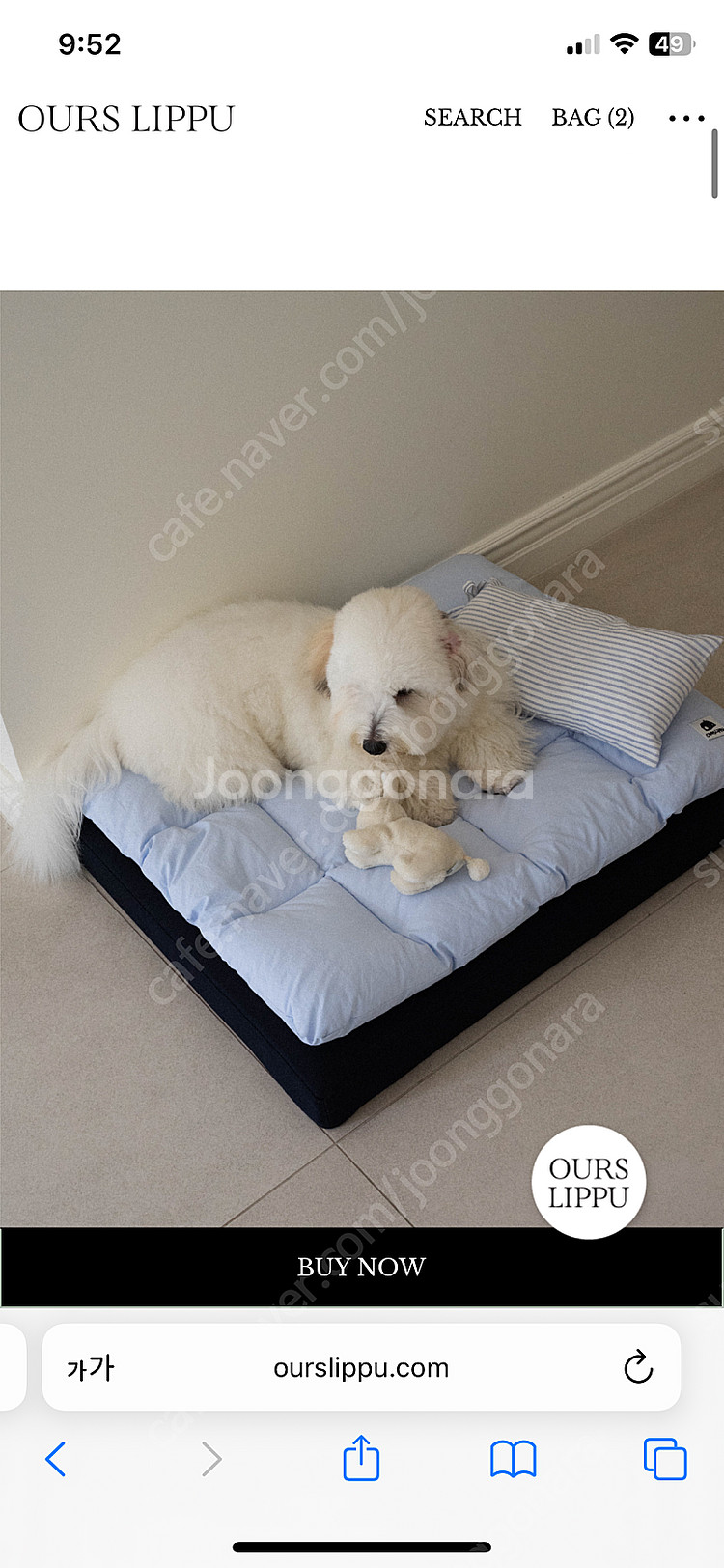 아우스리푸 스퀘어 배딩 세트--1