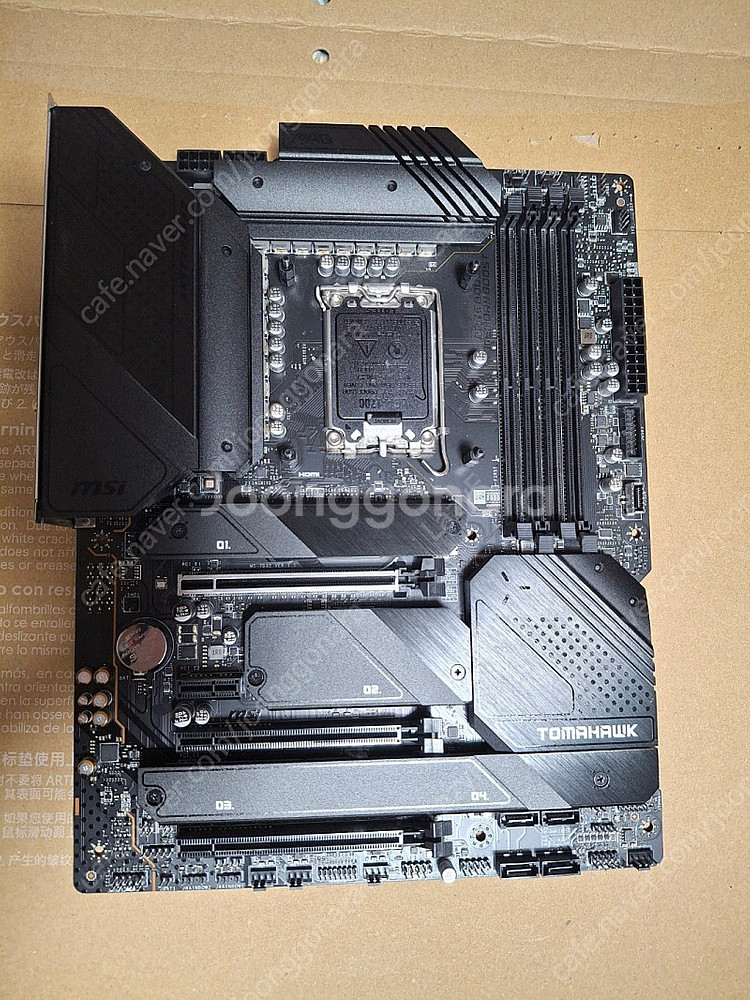 Z690 토마호크 D4 메인보드 팝니다--2