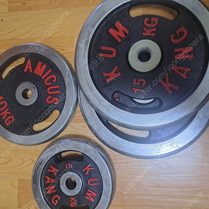 경량원판(50kg), PVC 원판(111kg) 경량봉 2개 판매합니다.