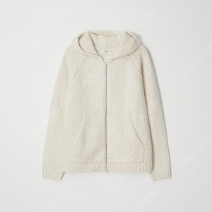 윤슬샵 snowy hoodie jumper (ivory) 새상품