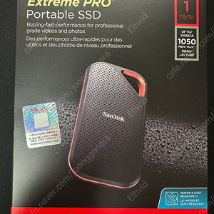 샌디스크 Extreme Pro Portable SSD 1TB(E80 외장 SSD) 팝니다.