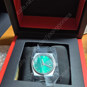 티쏘 Tissot PRX 35mm Quartz Steel Green 그린 팝니다. [미개봉]