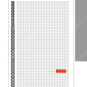 [정가 이하 양도] 나훈아 강릉 15시 R석 1층 가구역 25열 단석 (16만원)