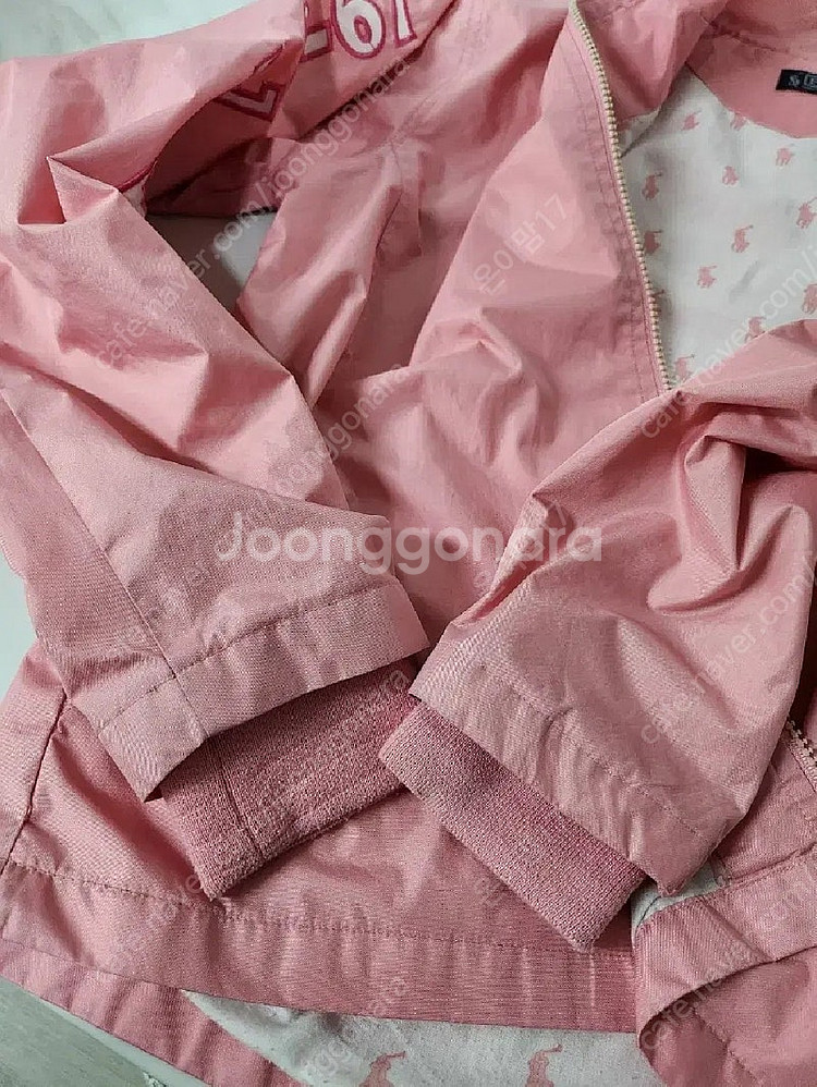 폴로 연핑크 바람막이(L)--6