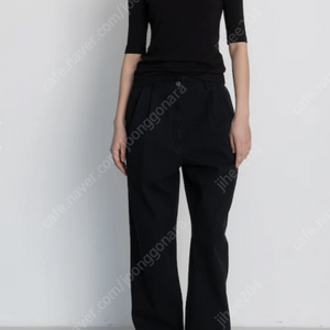 le17septembre 백버클 와이드 팬츠 블랙 36 BACK BUCKLE WIDE PANTS [BLACK] 제니 착용 르917 le917