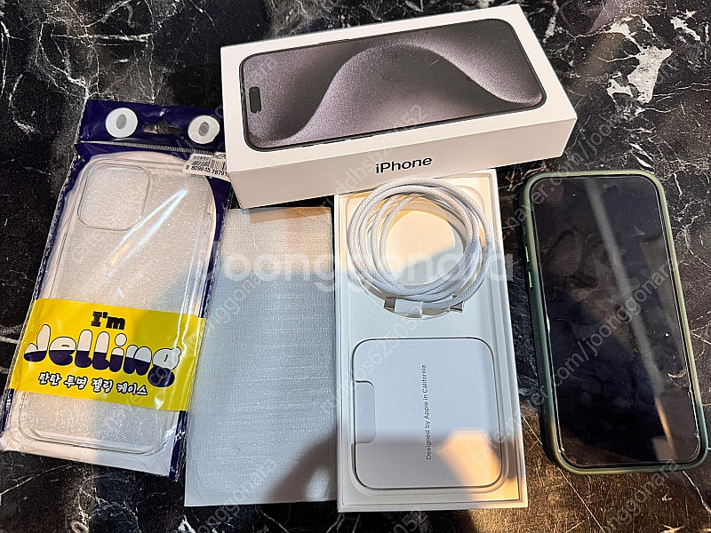(풀구성)아이폰 15promax 256GB 블랙--9