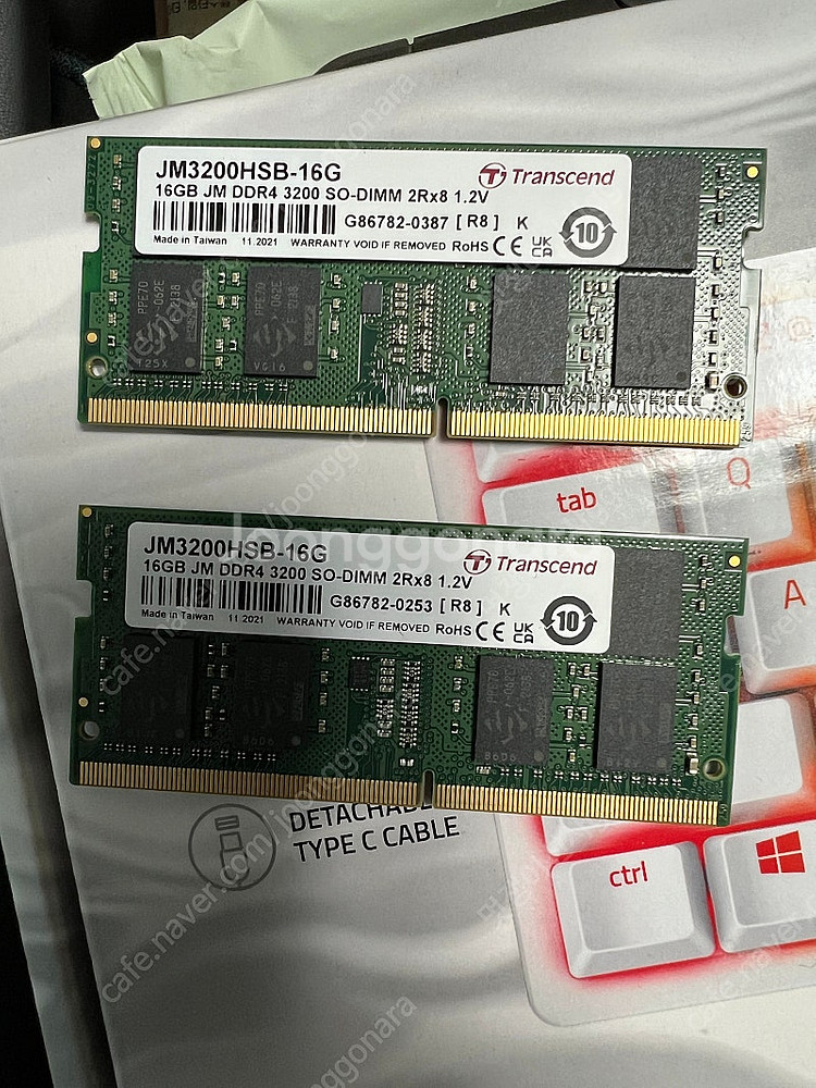 노트북램 16g 2개--0