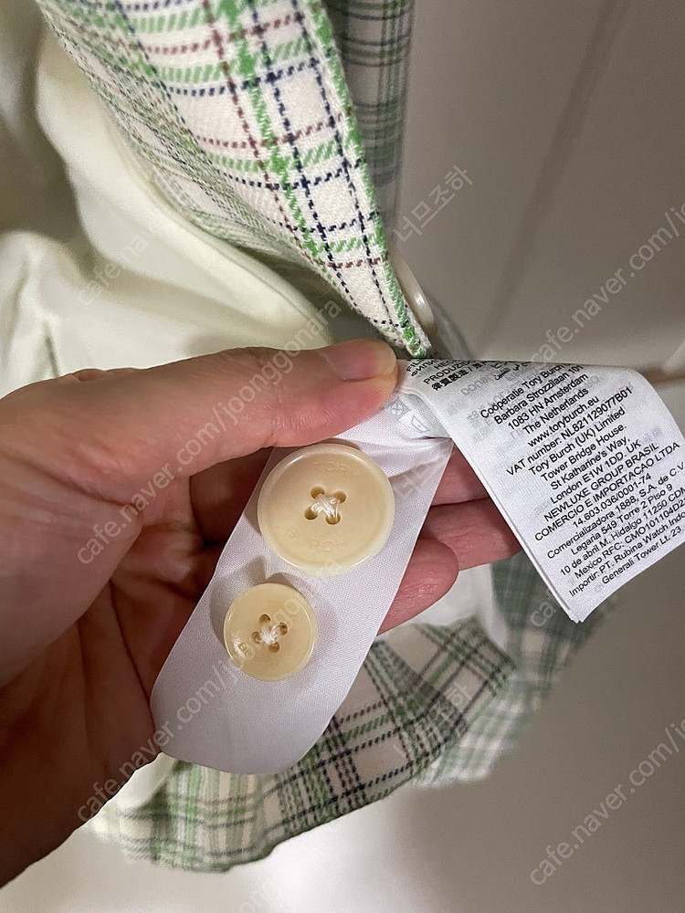 토리버치 체크 자켓(새상품)--2