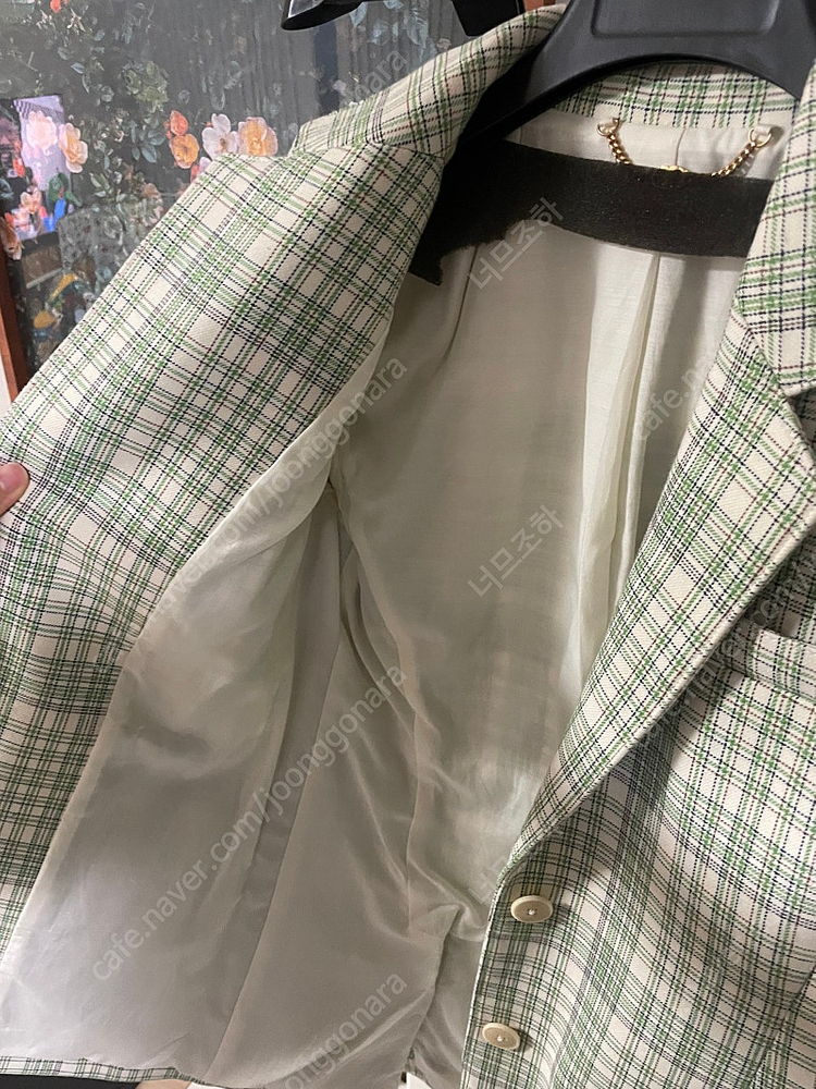 토리버치 체크 자켓(새상품)--3