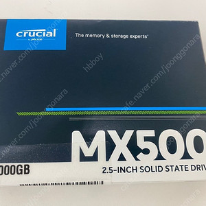 마이크론 MX500 SSD 1테라 (미개봉)