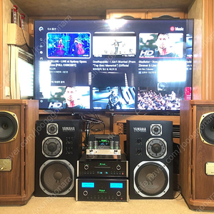 탄노이(Tannoy) 스털링SE, 야마하(Yamaha) NS-1000M, 매킨토시 MA6300, MA252, MCD-301SA