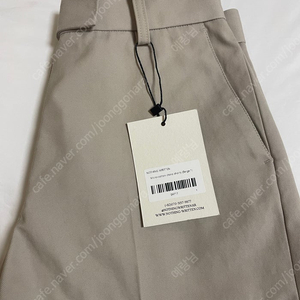 Nothing written Micro-cotton chino shorts 베이지 S(낫띵리튼)