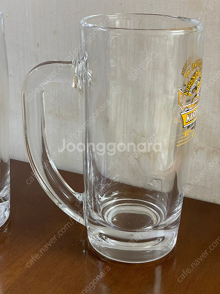 퀄리티 좋은 기린 이치방 맥주 유리 머그컵 맥주잔 맥주...--2