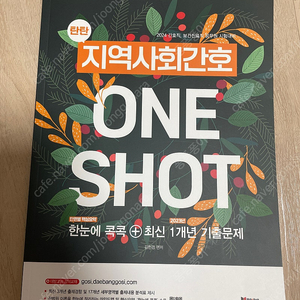 one shot 지역사회간호 기출문제