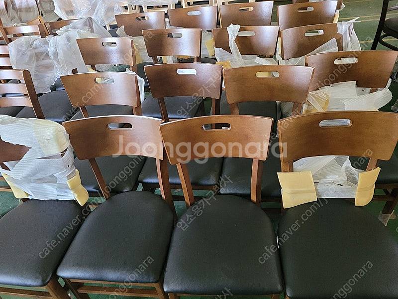 중고나무의자 업소용의자 식탁의자 식당 함바--2