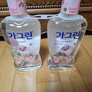 가그린 피치민트 구강청결제 750ml 두개