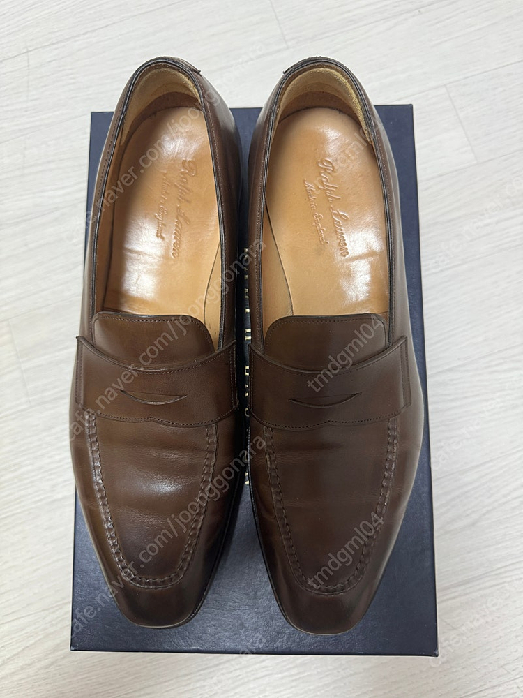 랄프로렌 퍼플라벨 다크브라운 페니로퍼 판매합니다. 9.5E (가지아노&걸링 메이드) 이미지