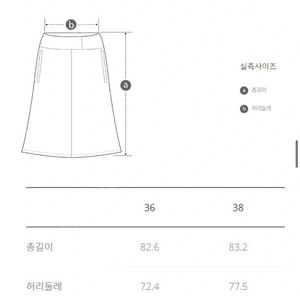 럭키슈에뜨 24' 인디고 플레어 데님 롱스커트 새상품