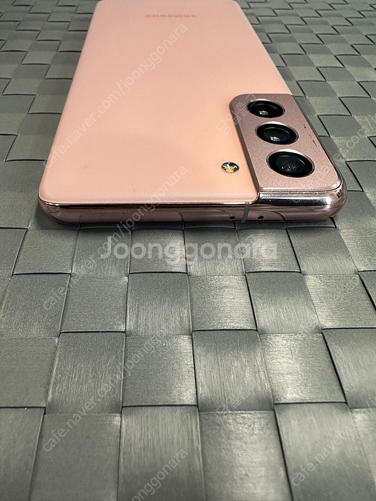 (LG U+)갤럭시S21 256G 핑크 미세잔상 상태좋...--5