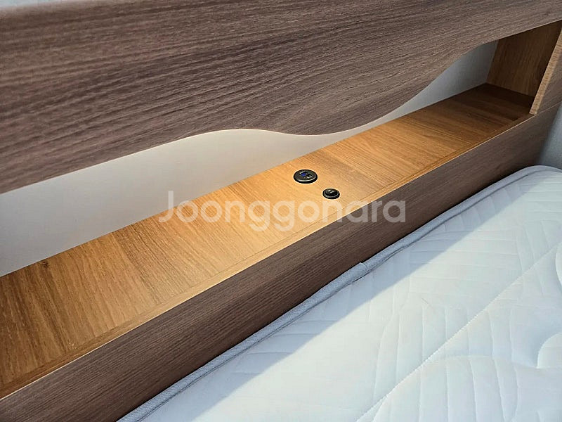 삼익가구 로이 LED 평상형 침대 프레임 단품--2