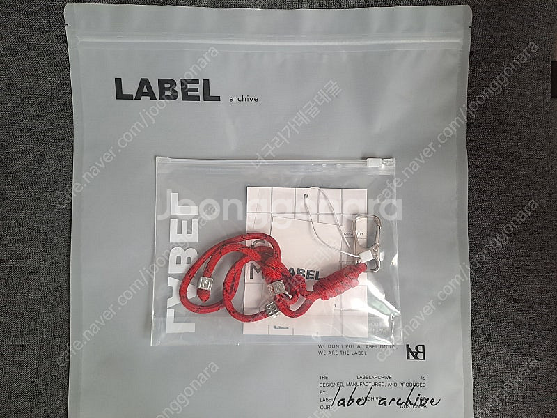 라벨아카이브 jude key chain 레드 판매--1