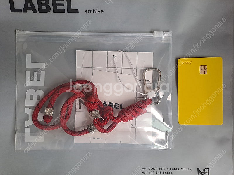 라벨아카이브 jude key chain 레드 판매--2