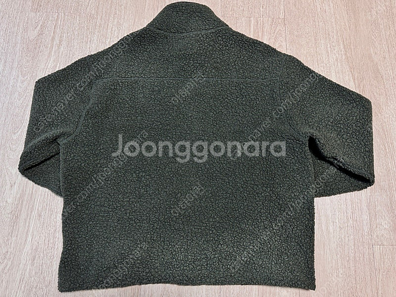 드레익스 부클 울 후리스 올리브 40사이즈--1