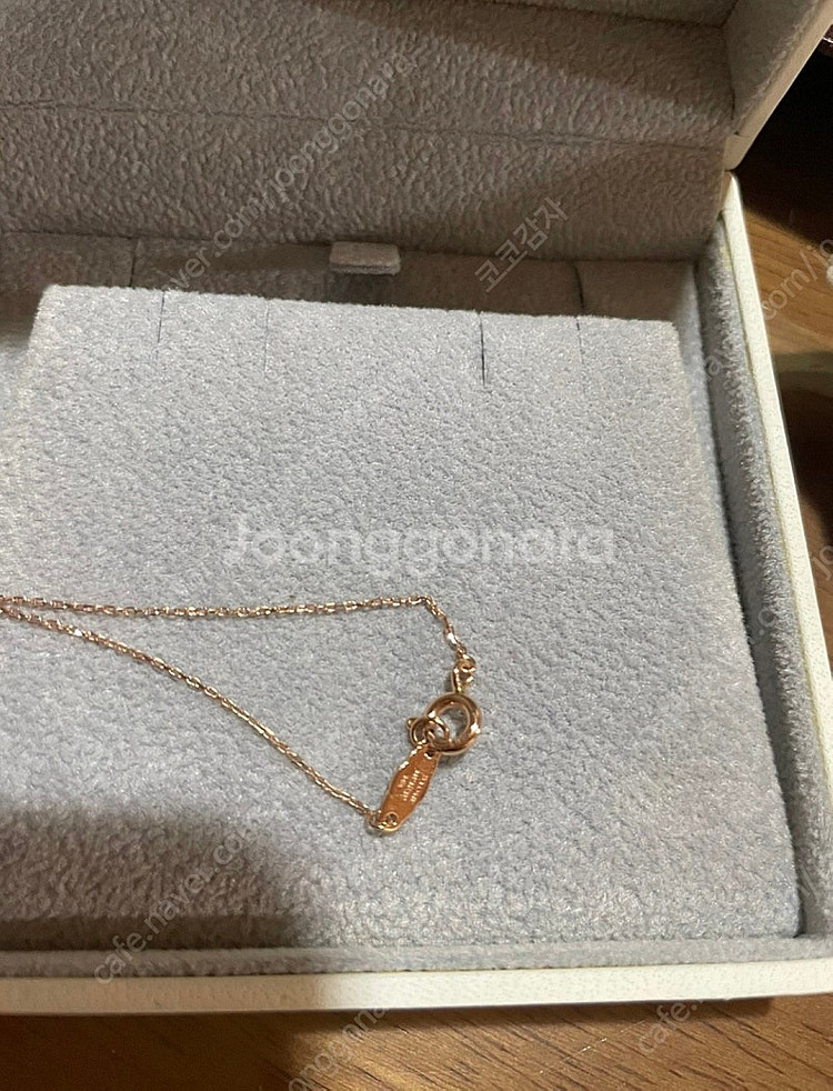 스톤헨지 진주꽃 14k 목걸이--2