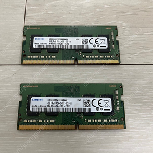 삼성 노트북 램 DDR4 4GB 2개