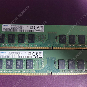 삼성 DDR4 램 4G 두개 팝니다