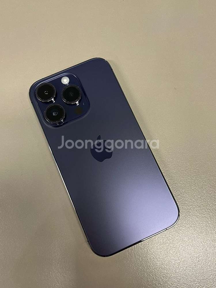 아이폰14프로 퍼플 256G 배터리 85% 무잔상 미파...--0