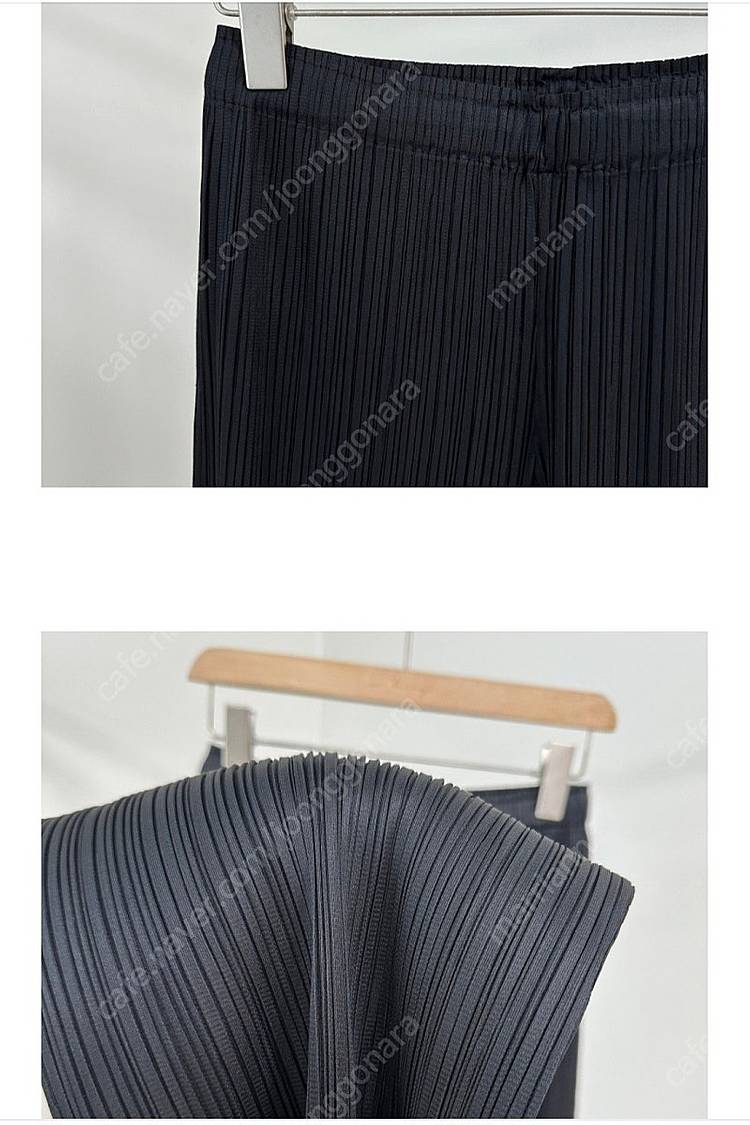새제품)택포)) 플리츠 베이직 일자팬츠 플리츠 기본템 ...--1