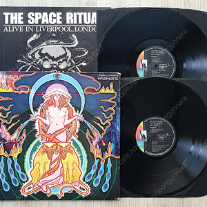 (LP 판매) 호크윈드 (Hawkwind) Space Ritual (2LP) 1973년 일본 초판, 포스트 커버, 소책자 포함