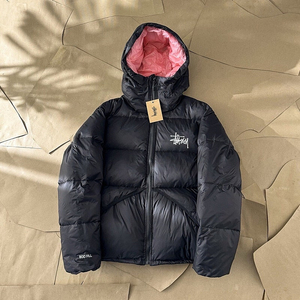 좌쓰 Stussy Micro Ripstop Down Parka Black 스투시 마이크로 립스탑 다운 파카 블랙