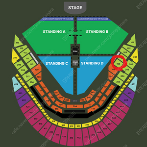 찰리푸스 내한공연 105구역 J열(6열) 통로석 양도