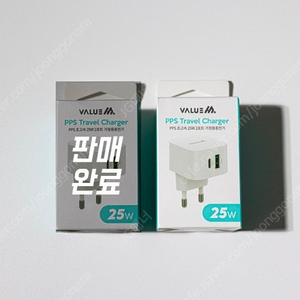 밸류엠 USB PD C타입 25W PPS 2포트 충전기 판매합니다