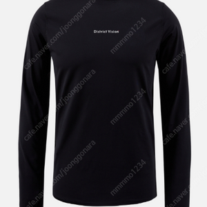 디스트릭트비전 울트라라이트 롱슬리브 M사이즈 새상품 판매합니다. District Vision Ultralight Aloe Long Sleeve - Black, size M