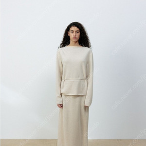 le17septembre 베이직 니트 가디건 맥시 스커트 세트 BASIC KNIT CARDIGAN MAXI SKIRT [BEIGE] 르917 le917