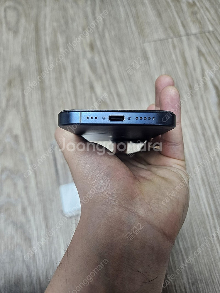 아이폰15프로 128GB 블루 (애플케어 있음)--4