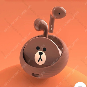 라인 프렌즈 브라운 무선 이어폰 linefriends 라인프렌즈 TWS