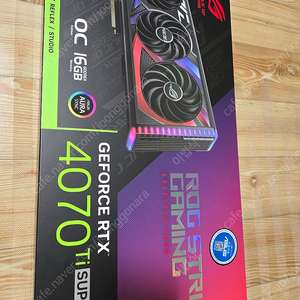 asus 4070ti super rog strix oc 16gb