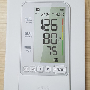 인바디 혈압계 BP170 풀박스 BP 170B + 어댑터 팝니다.