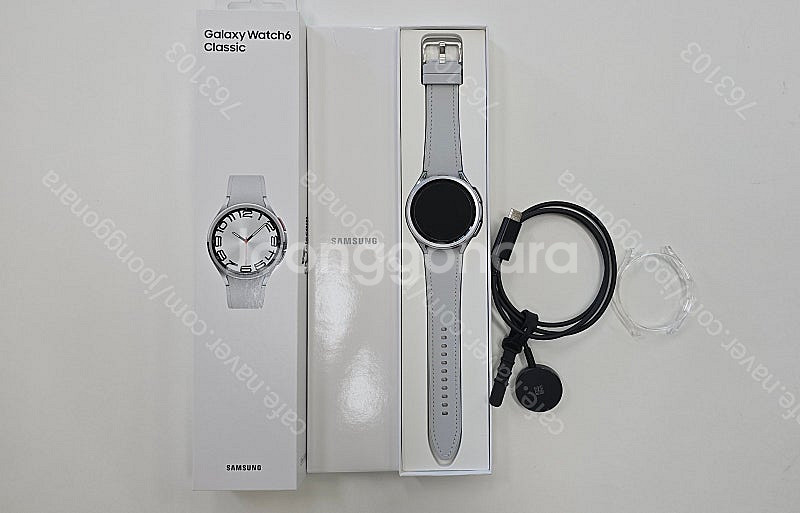 갤럭시워치 6 클래식 47mm LTE(셀룰러) 실버, ...--0