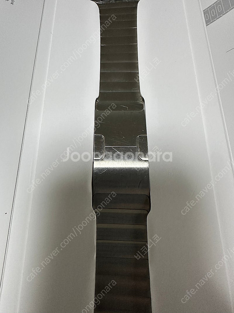 애플정품 링크브레이슬릿 42mm 실버 판매합니다.--1