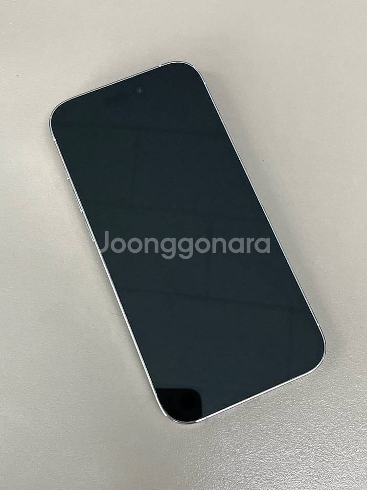 아이폰14프로 화이트 128G 배터리86% 외관A급 단...--2
