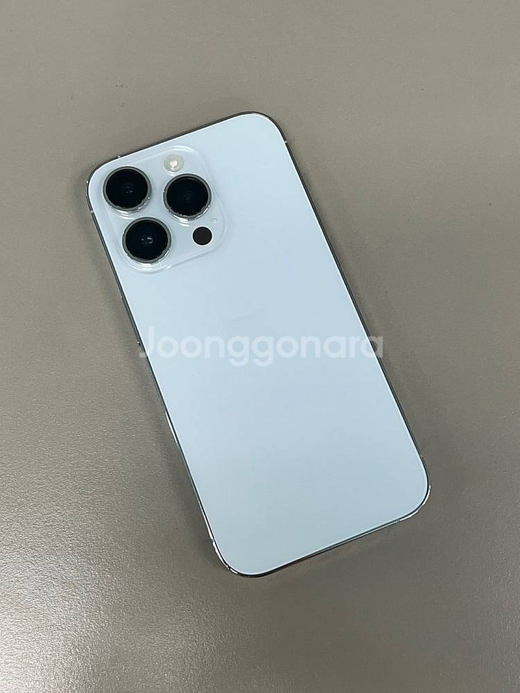 (자급제)아이폰14프로 실버 128G 외관 초깨끗 상태...--1