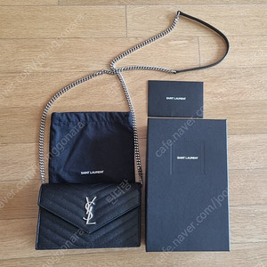 가격내림!) YSL 생로랑 엔벨로프 마틀라세 woc 체인백 은장