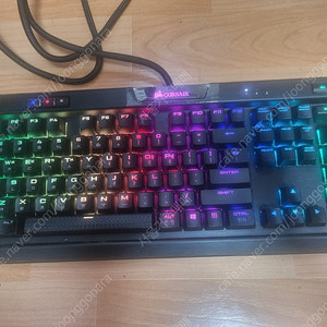 정발 CORSAIR K70 RGB MK2 Cherry MX Silent (커세어 K70 RGB MK2 저소음 적축) 판매